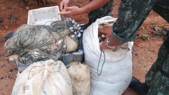 PMA flagra pesca ilegal na represa de Itupararanga em Votorantim (SP)