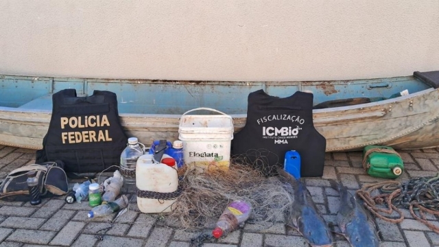 PMA flagra pesca ilegal no Parque Nacional do Iguaçu em Capanema (PR)