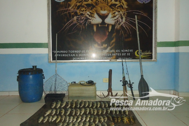 PMA flagra pesca ilegal próximo a Usina Hidrelétrica de Jupiá no Rio Paraná