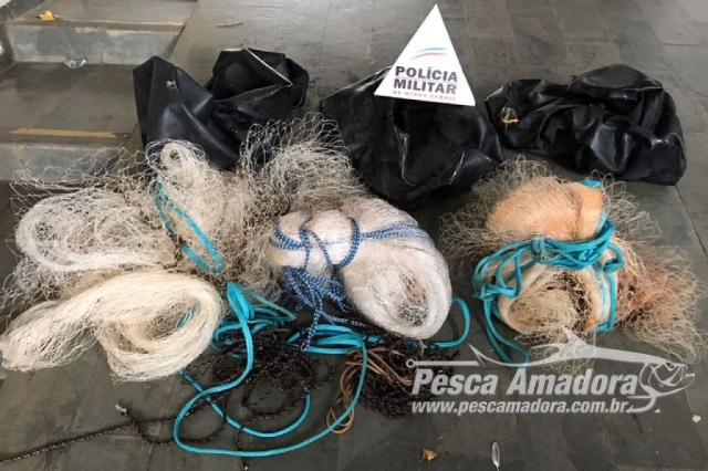 PMA flagra pesca predatória e aplica R$ 10.765 em multas no Rio Areado em MG
