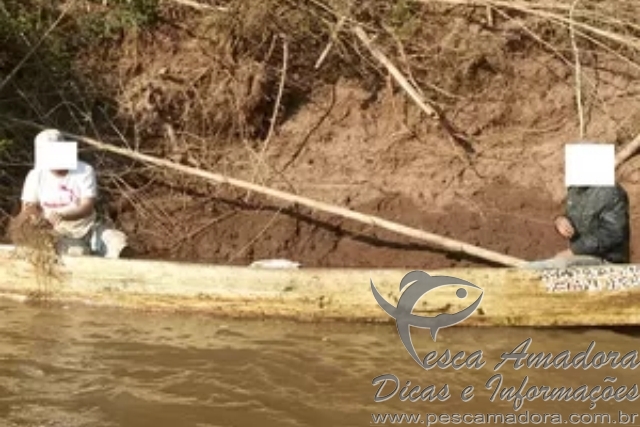 PMA prende dois homens por pesca predatória no Rio Ivaí no PR