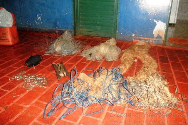 PMA prende dois por pescar ilegal no rio Coxim-MS