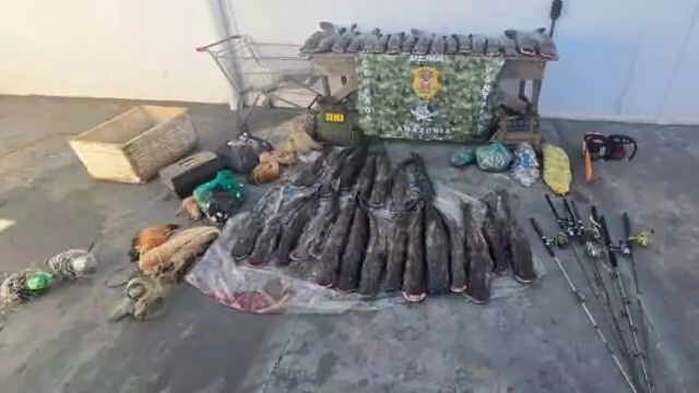 PMA prende infratora por pesca ilegal e comercialização de pescado ilegal em Barão de Melgaço (MT)