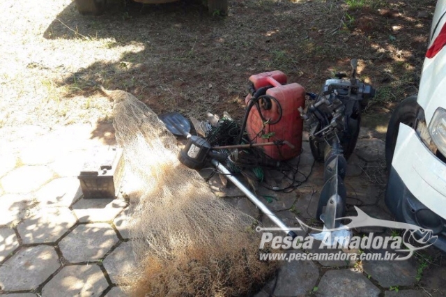 PMA prende três por pesca predatória no Rio Aquidauana-MS