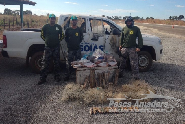 PMA reforça a fiscalização contra a pesca ilegal nos rios do estado de Goiás