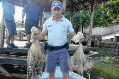 Pescador amador e o mais autuado no periodo de defeso no estado de SP