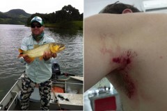 Pescador esportivo e recebido por tiros em Salto Bonito em Bituruna-PR