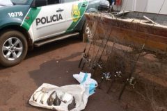 Policia Ambiental flagrada em pesca ilegal no Rio Piquiri-PR