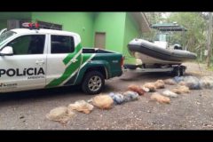 Policia Ambiental recolhe 1.200 metros de redes no Lago de Itaipu no Parana