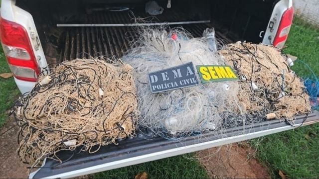 Policia Civil realiza soltura de 400 peixes durante operação de combate à pesca predatória em MT