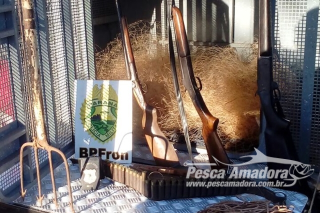 Quatro pessoas são presas por caça e pesca ilegal durante operação no Paraná