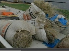 Redes de pesca apreendidos pela PMA do Rio Grande do Sul