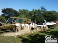 Redes de pesca apreendidos pela policia ambiental durante a fiscalizacao (Foto Divulgação: Patram-RS)