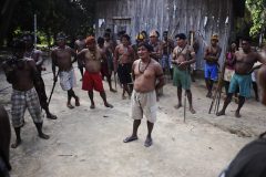 Reuniao da tribo indigena Munduruku