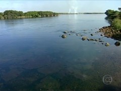 Rio Grande esta com nivel baixo no triangulo mineiro