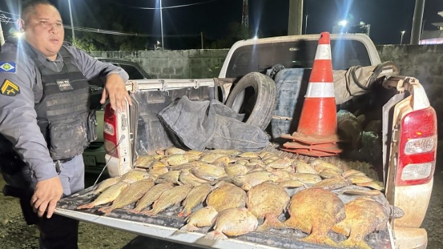 SEMA prende dois infratores por pesca ilegal e transporte de pescado irregular em Santo Antônio do Leverger (MT)