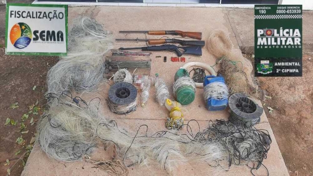 Sema realiza operações contra pesca e caça ilegal em diferentes regiões de MT