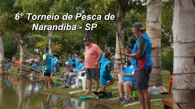 6º Torneio de Pesca nos lagos do Parque São Francisco, em Narandiba (SP)
