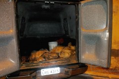 Tarrafas apreendidas em Marica-RJ