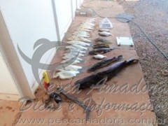 Tres homens sao presos por pescar com arpao caseiro em Buritis-MG 2