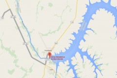 Usina de Marimbondo no municipio de Fronteira