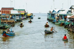 Vilarejo no Rio Mekong