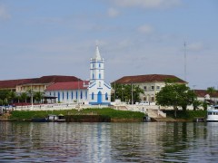 cidade de Barcelos AM vista do Rio Negro