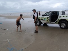 Abordagem da Patram durante a operação Mar Seguro (Foto: Divulgação Patram)