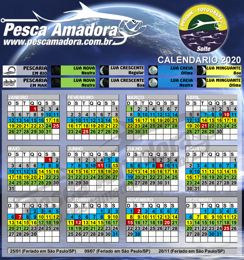 Calendario lunar pesca 2019: ¡Imprímelo y no te pierdas las mejores jornadas! Calendario lunar pesca 2019: ¡Imprímelo y no te pierdas las mejores jornadas!