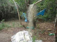 cinco mil metros de redes apreendido na reserva de Aracruz em ES