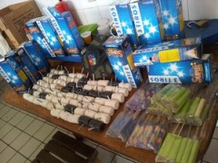 Explosivos para pesca predatoria apreendidos em Atalaia-AL