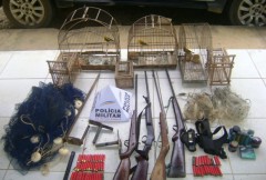 material apreendido em MG