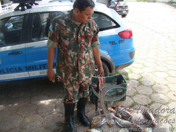 PMA autua e apreende 19 kg de pescado fora da medida em MS