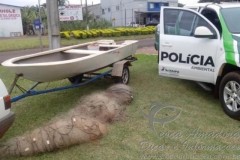 pma apreende 300m de redes e prende dois homens por pesca ilegal