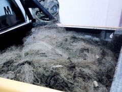 redes de pesca apreendidas em Campos-RJ