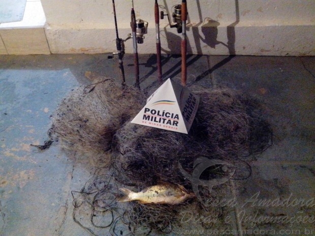 Dupla é detida suspeita de pesca ilegal durante Piracema em Ibiá-MG