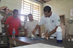 Representantes do Chile visitam projeto no Guaruja-SP (Foto: Prefeitura do Guaruja)